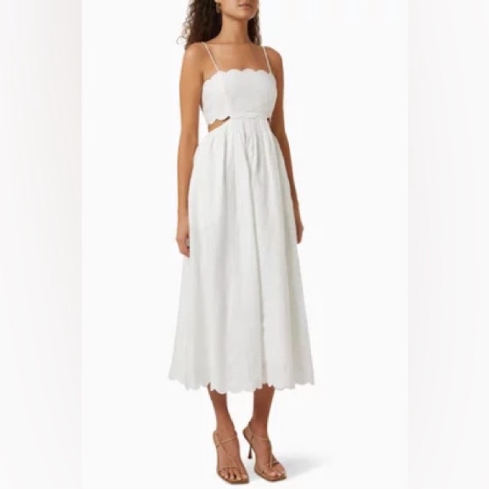 Zimmermann White Midi Dress - Picture 3 of 13